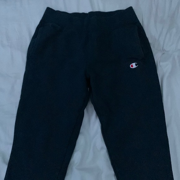 Navy Blue Champion Sweat Pants Size Large - Picture 1 of 1